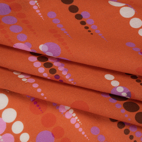 Mood Exclusive Orange Rain on Me Cotton Crepe