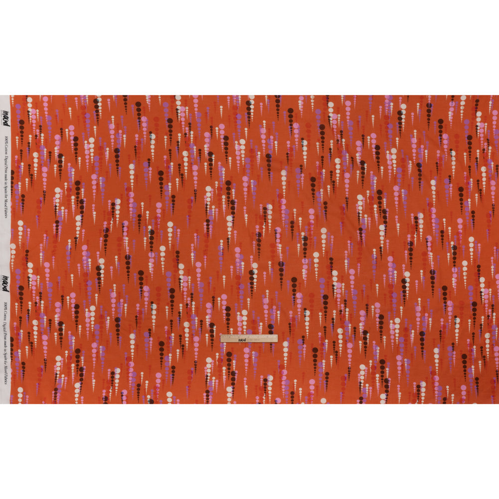 Mood Exclusive Orange Rain on Me Cotton Crepe