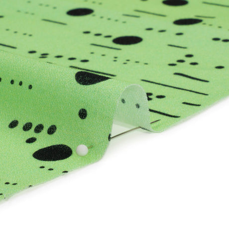Mood Exclusive Mint Dot-Dash Decode Cotton Crepe