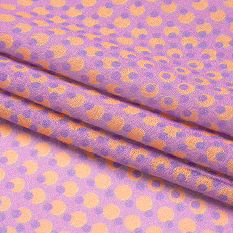 Mood Exclusive Purple Molecular Madness Cotton Crepe