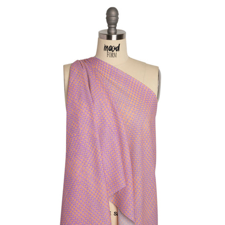 Mood Exclusive Purple Molecular Madness Cotton Crepe