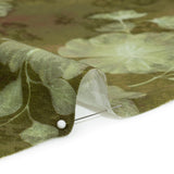 Floral Viscose Jacquard Print - Olive Green Leafy Floral - Mood Exclusive Willow Wanderer