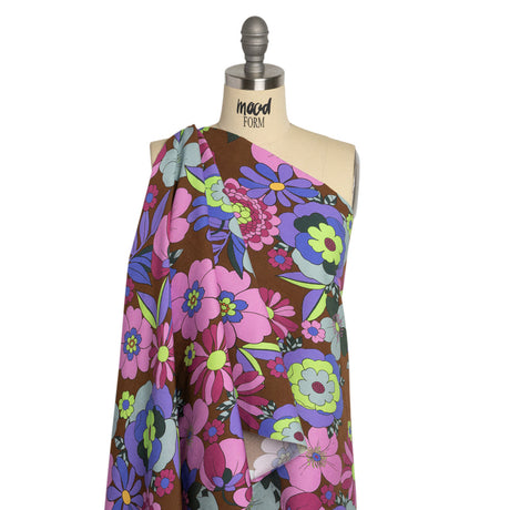 Mood Exclusive Daisy Delight Stretch Viscose and Polyamide Twill