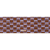 Mood Exclusive Brown Check Yourself Stretch Viscose and Polyamide Twill