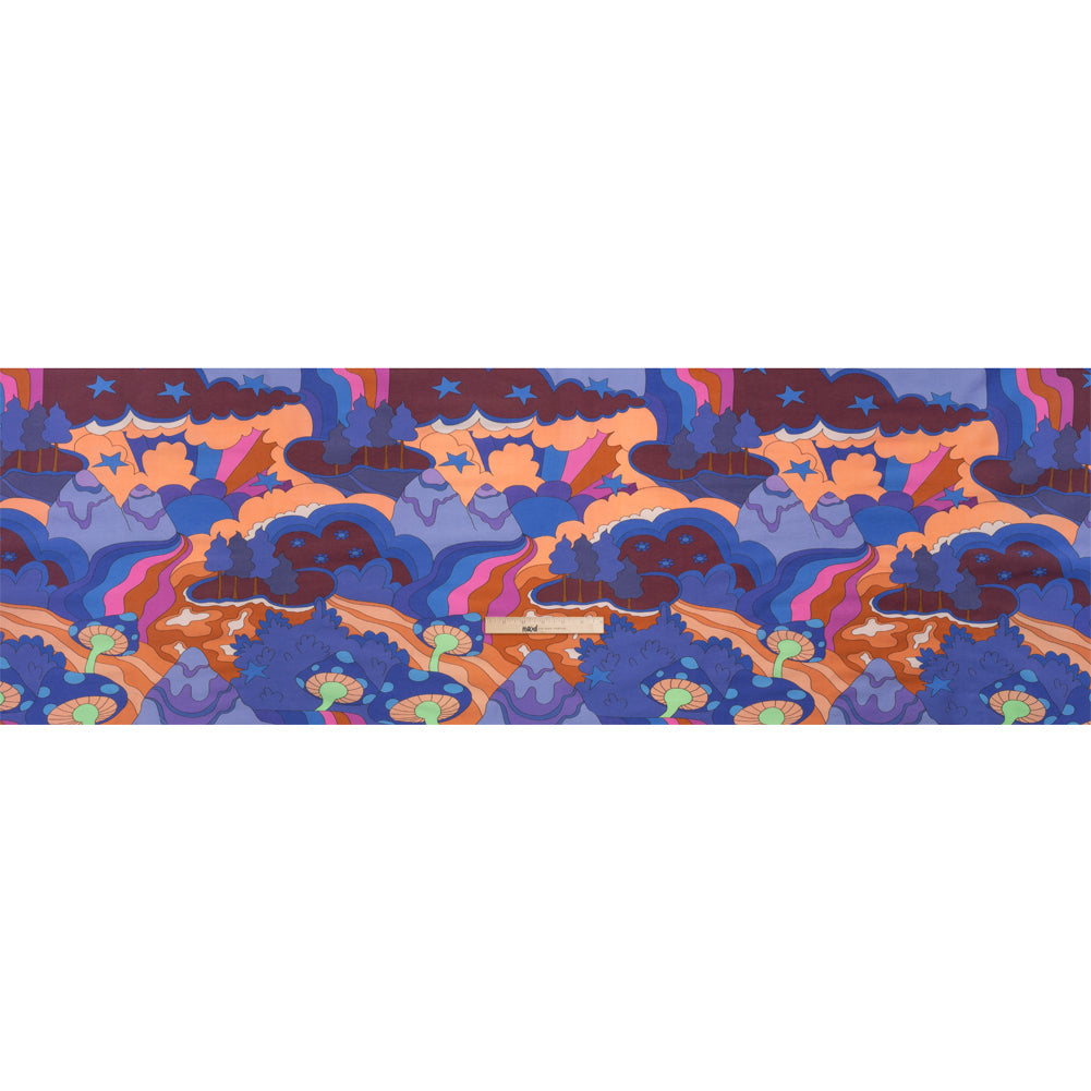 Mood Exclusive Over the Moon Stretch Viscose and Polyamide Twill