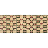 Mood Exclusive Cream Check Yourself Stretch Viscose and Polyamide Twill