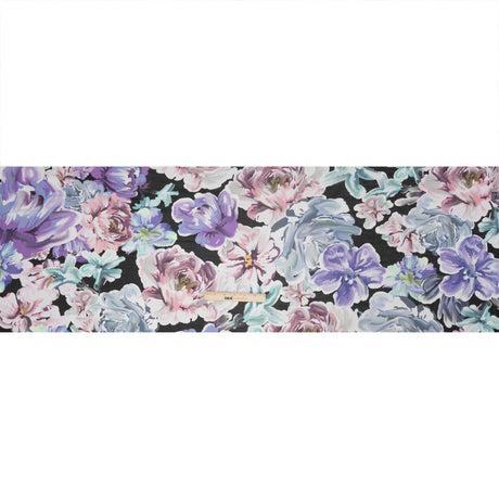 Mood Exclusive Purple Aromatic Affections Viscose Chiffon