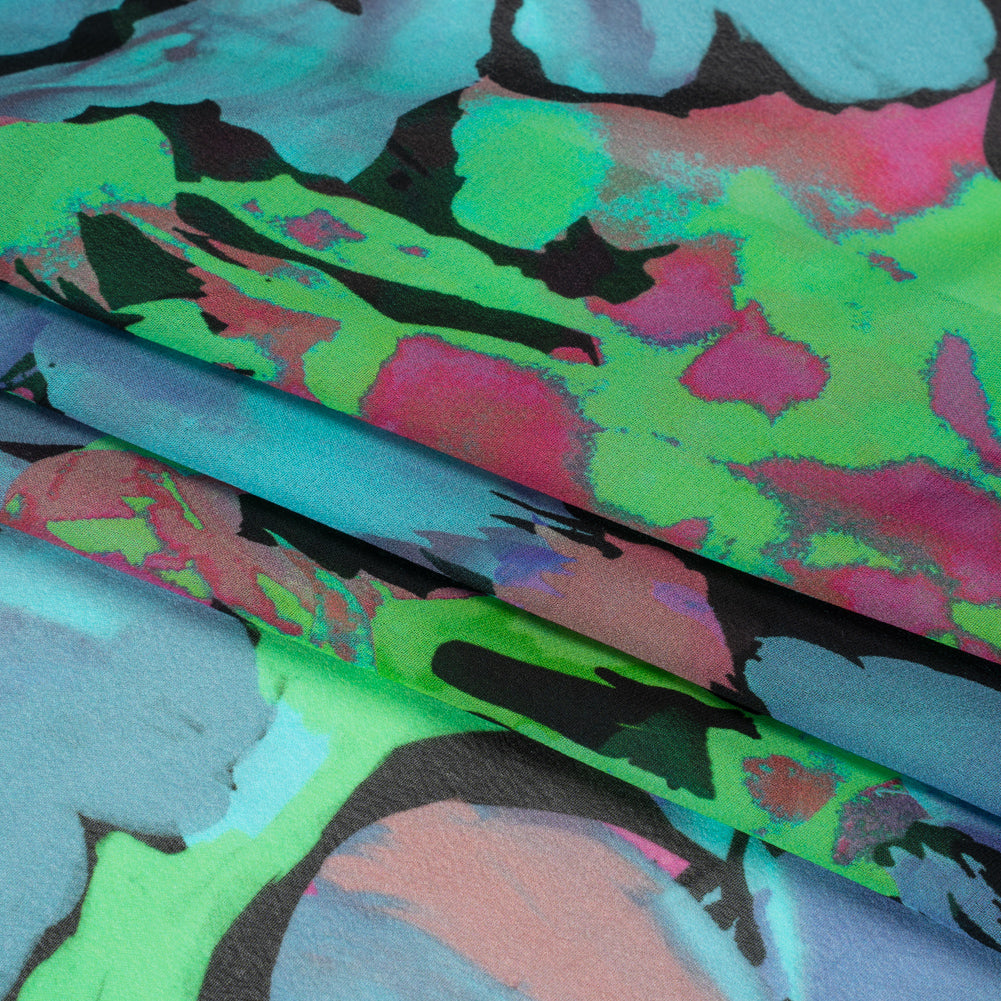 Mood Exclusive Neon Number Viscose Chiffon