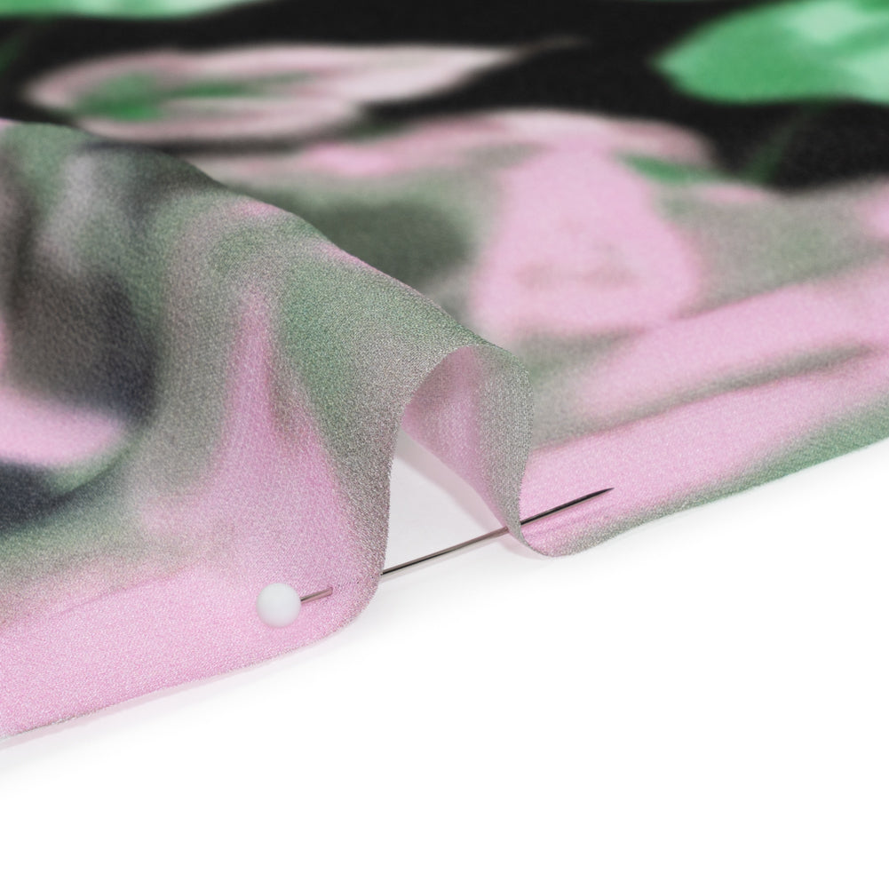 Mood Exclusive Rosy Apparitions Viscose Chiffon