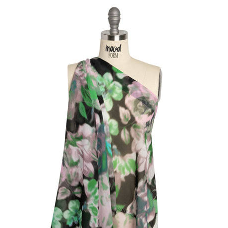 Mood Exclusive Rosy Apparitions Viscose Chiffon
