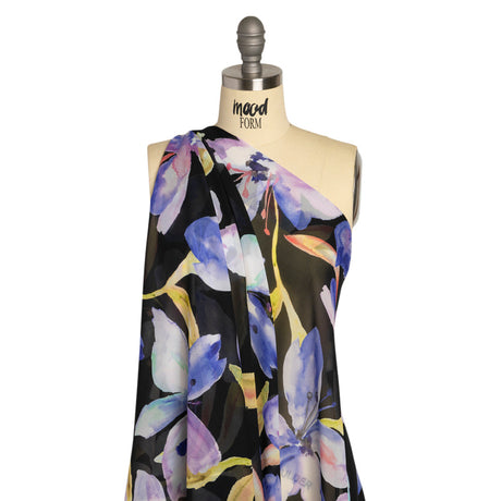 Mood Exclusive Blue Orchid Overture Viscose Chiffon