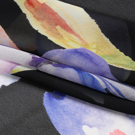 Mood Exclusive Blue Orchid Overture Viscose Chiffon