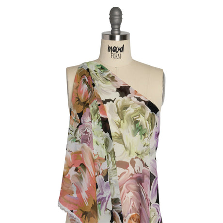 Mood Exclusive Peach Aromatic Affections Viscose Chiffon