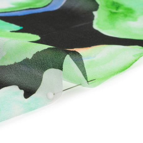 Mood Exclusive Green Orchid Overture Viscose Chiffon