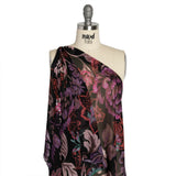 Mood Exclusive Red Ballroom Botanicals Viscose Chiffon