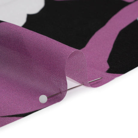 Mood Exclusive Black Garden Giants Viscose Chiffon