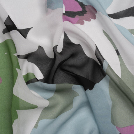 Mood Exclusive Black Garden Giants Viscose Chiffon