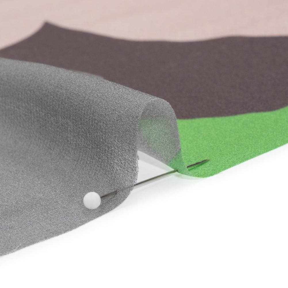 Mood Exclusive Taupe Garden Giants Viscose Chiffon