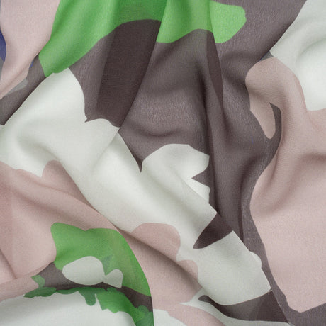 Mood Exclusive Taupe Garden Giants Viscose Chiffon