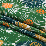 Mood Exclusive Green Wistful Weeds Striped Viscose Dobby
