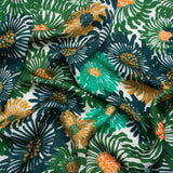 Mood Exclusive Green Wistful Weeds Striped Viscose Dobby