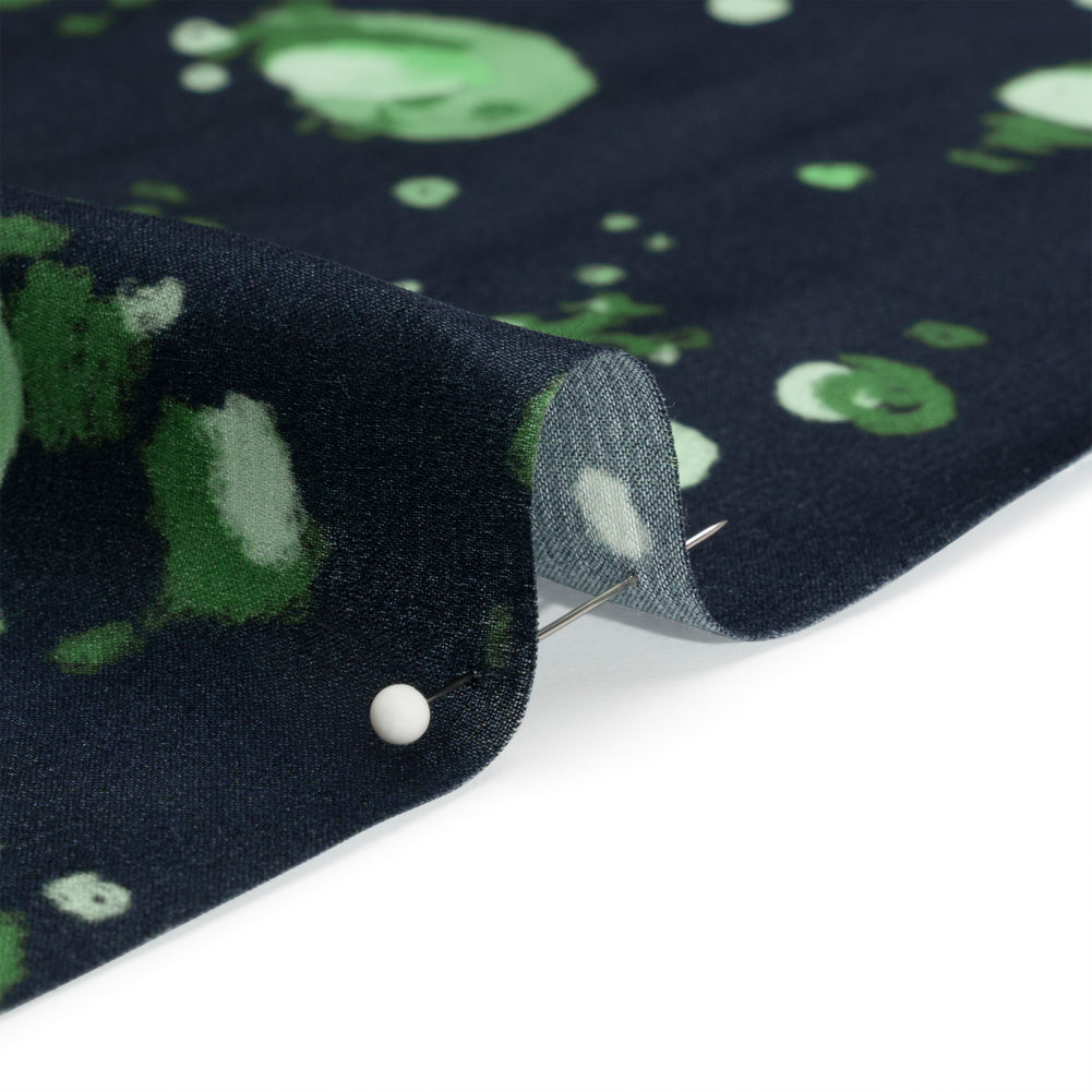 Mood Exclusive Green Murph's Hope Striped Viscose Dobby