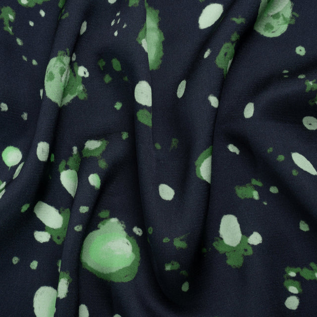 Mood Exclusive Green Murph's Hope Striped Viscose Dobby