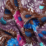 Mood Exclusive Purple Wistful Weeds Striped Viscose Dobby