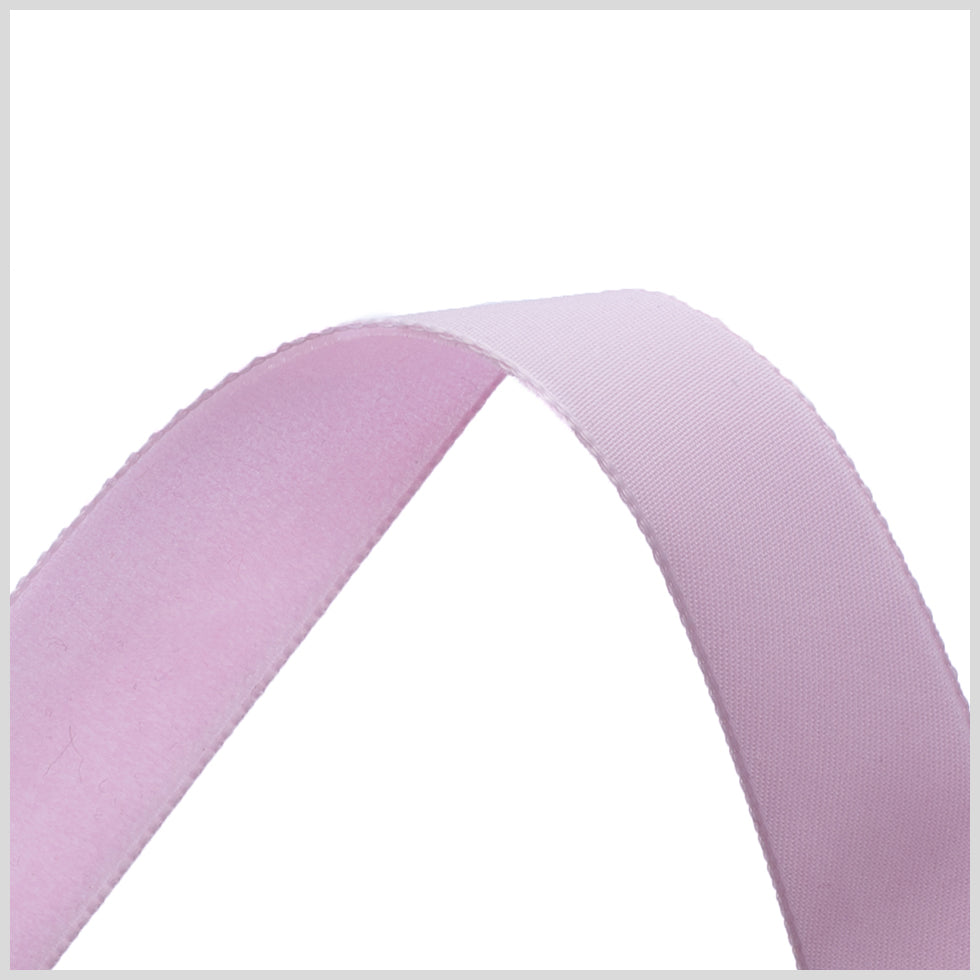 0.875" Baby Pink Nylon Velvet Ribbon