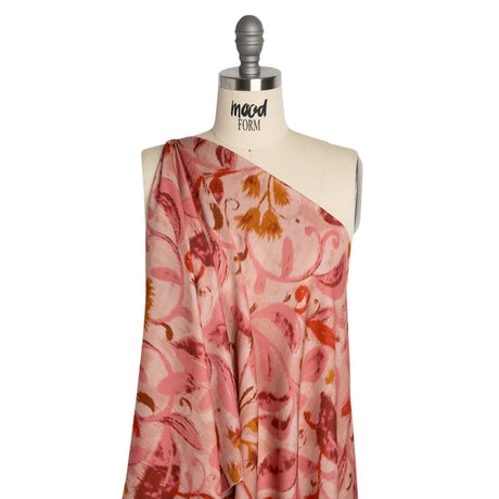 Mood Exclusive Pink Sun Showers Viscose Woven