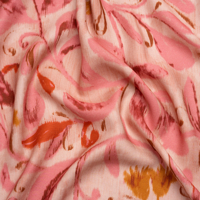Mood Exclusive Pink Sun Showers Viscose Woven