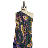 Mood Exclusive Pretty for Paisley Metallic Striped Viscose Dobby