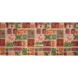 Mood Exclusive Red Scrapbook Patchwork Stretch Cotton Poplin