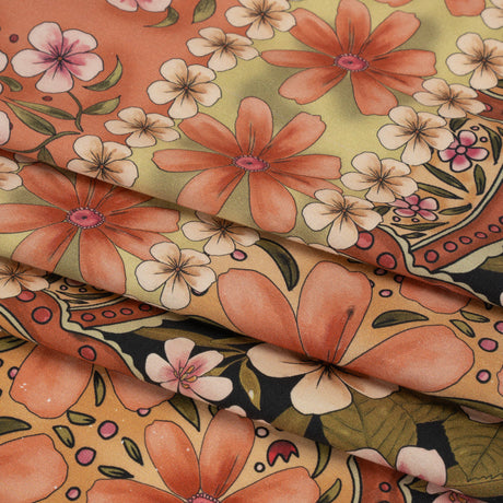 Mood Exclusive Magnifique Marguerite Stretch Cotton Poplin Panel