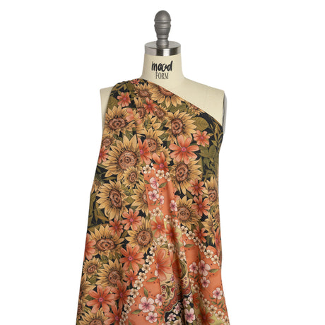 Mood Exclusive Magnifique Marguerite Stretch Cotton Poplin Panel