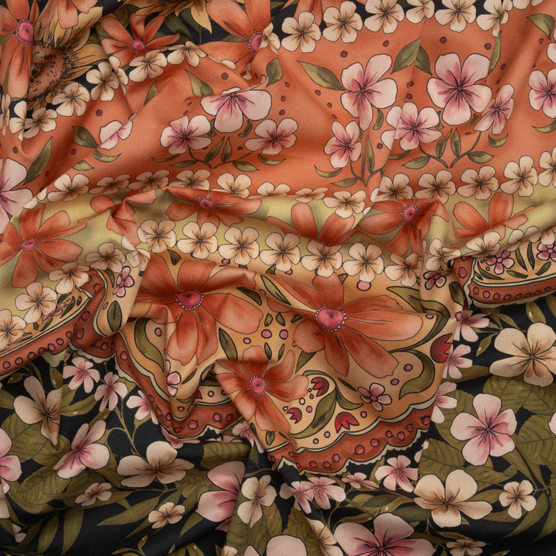 Mood Exclusive Magnifique Marguerite Stretch Cotton Poplin Panel