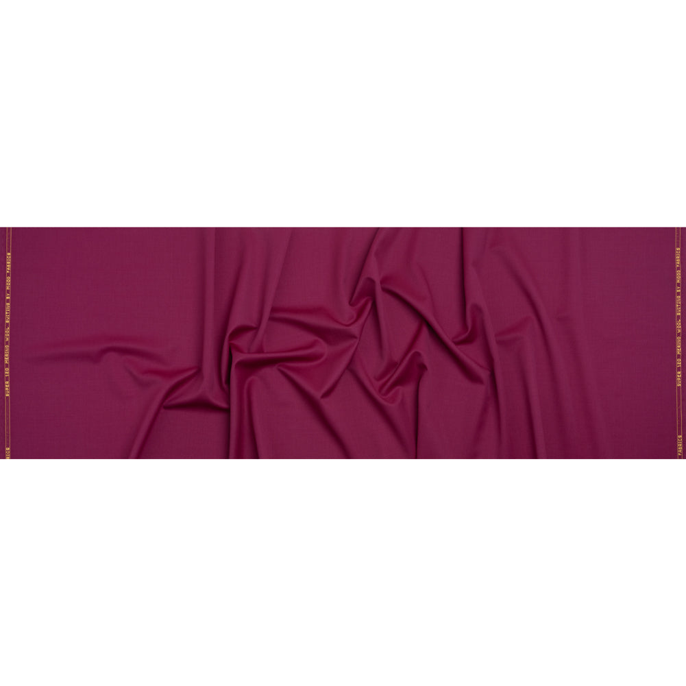 Super 120 Merino Wool Suiting - Magenta - Finn Collection
