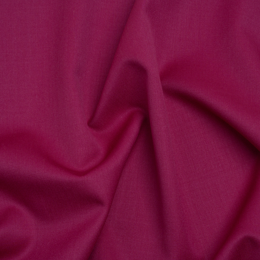 Super 120 Merino Wool Suiting - Magenta - Finn Collection