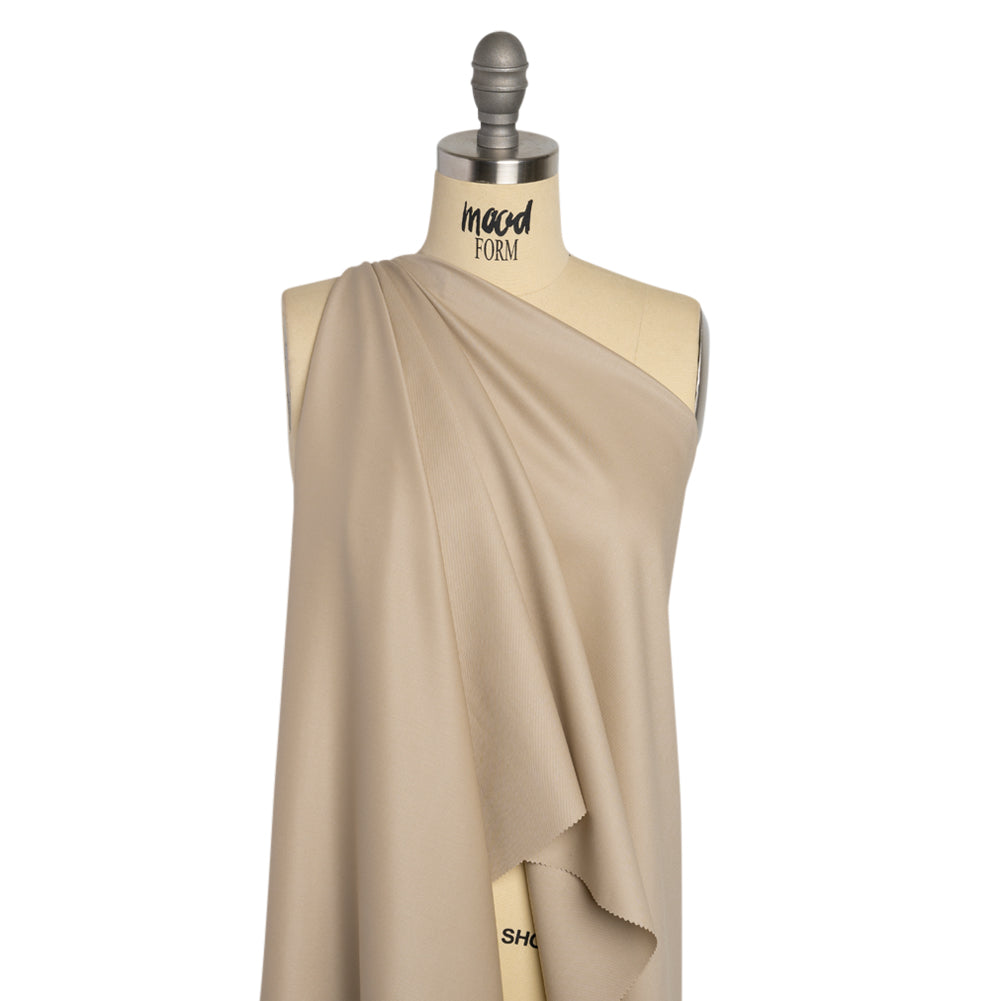 Super 120 Merino Wool Suiting - Oatmeal - Finn Collection