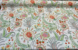 P Kaufmann Hidden Charms Linen Rayon Fabric - Sundance Beige Floral Print, 54" Width (1 Yard)