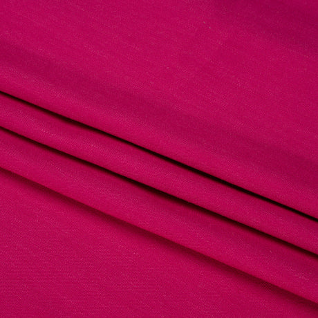 Stretch Linen Woven - Raspberry - Asturias Collection