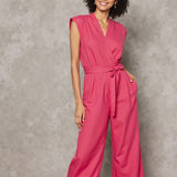 Stretch Linen Woven - Lipstick - Asturias Collection