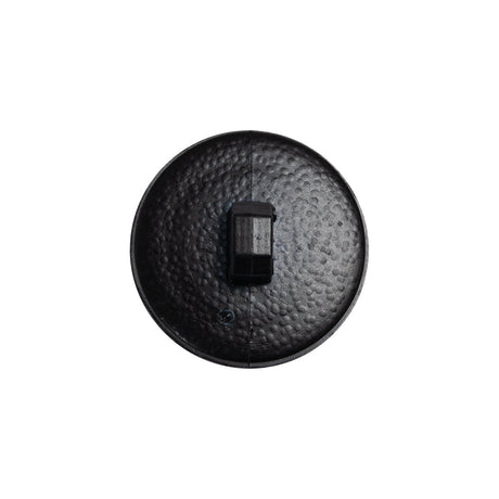 Italian Navy Geometric Engraved Shank Back Plastic Button - 32L/20mm