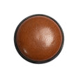 Light Brown and Gunmetal Domed Leather Shank Back Button - 40L/25.5mm
