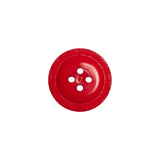 Red Anchor Plastic 4-Hole Button - 24L/15mm