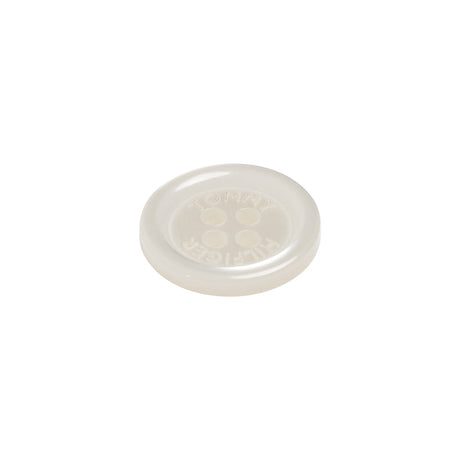 Tommy Hilfiger White Plastic 4-Hole Button - 24L/15mm