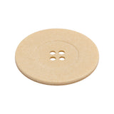 Beige Speckled Wide Rim Plastic 4-Hole Button - 45L/29mm