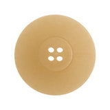 Beige Speckled Wide Rim Plastic 4-Hole Button - 45L/29mm