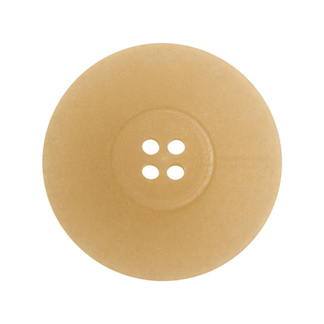 Beige Speckled Wide Rim Plastic 4-Hole Button - 45L/29mm