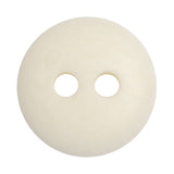 White Saucer Shaped Plastic 2-Hole Button - 55L/35mm